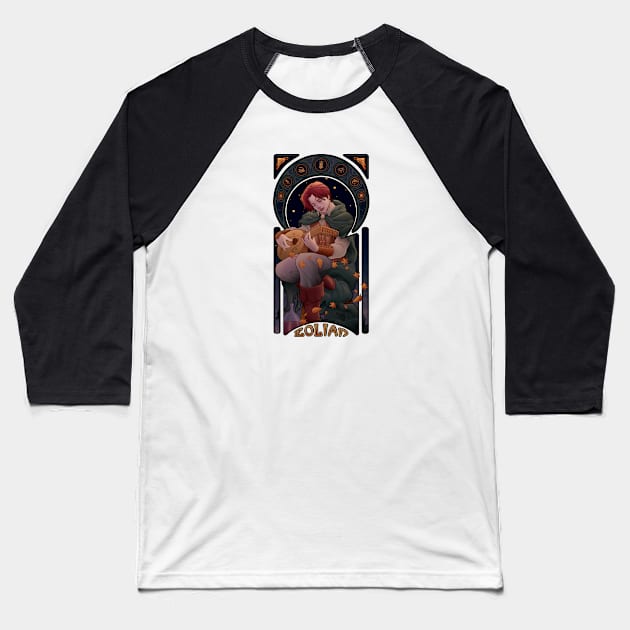 Eolian Name Of The Wind Kingkiller Baseball T-Shirt by chaxue